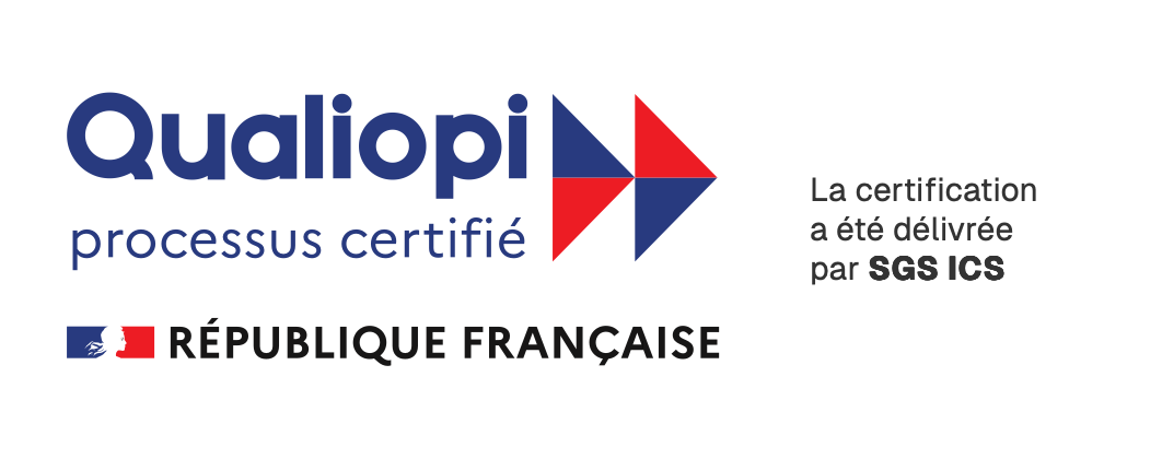 Logo Qualiopi — certification délivrée par SGS ICS — ACH Formations La Réunion